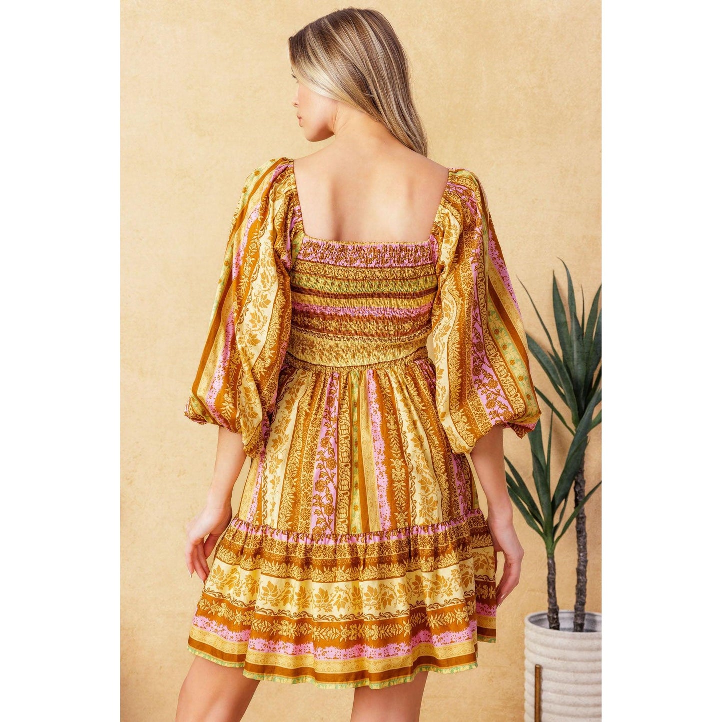 ALL MY PRIDE WOVEN MINI DRESS