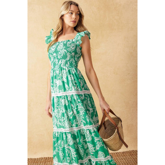 MOMENT IN TIME WOVEN MAXI DRESS