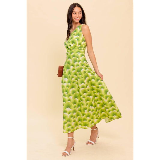 WALK IN THE GARDEN WOVEN MDI DRESS