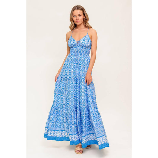 WILDFLOWER RHAPSODY WOVEN MAXI DRESS