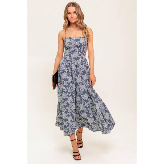ORDINARY IS OVERRATED WOVEN MIDI DRESS