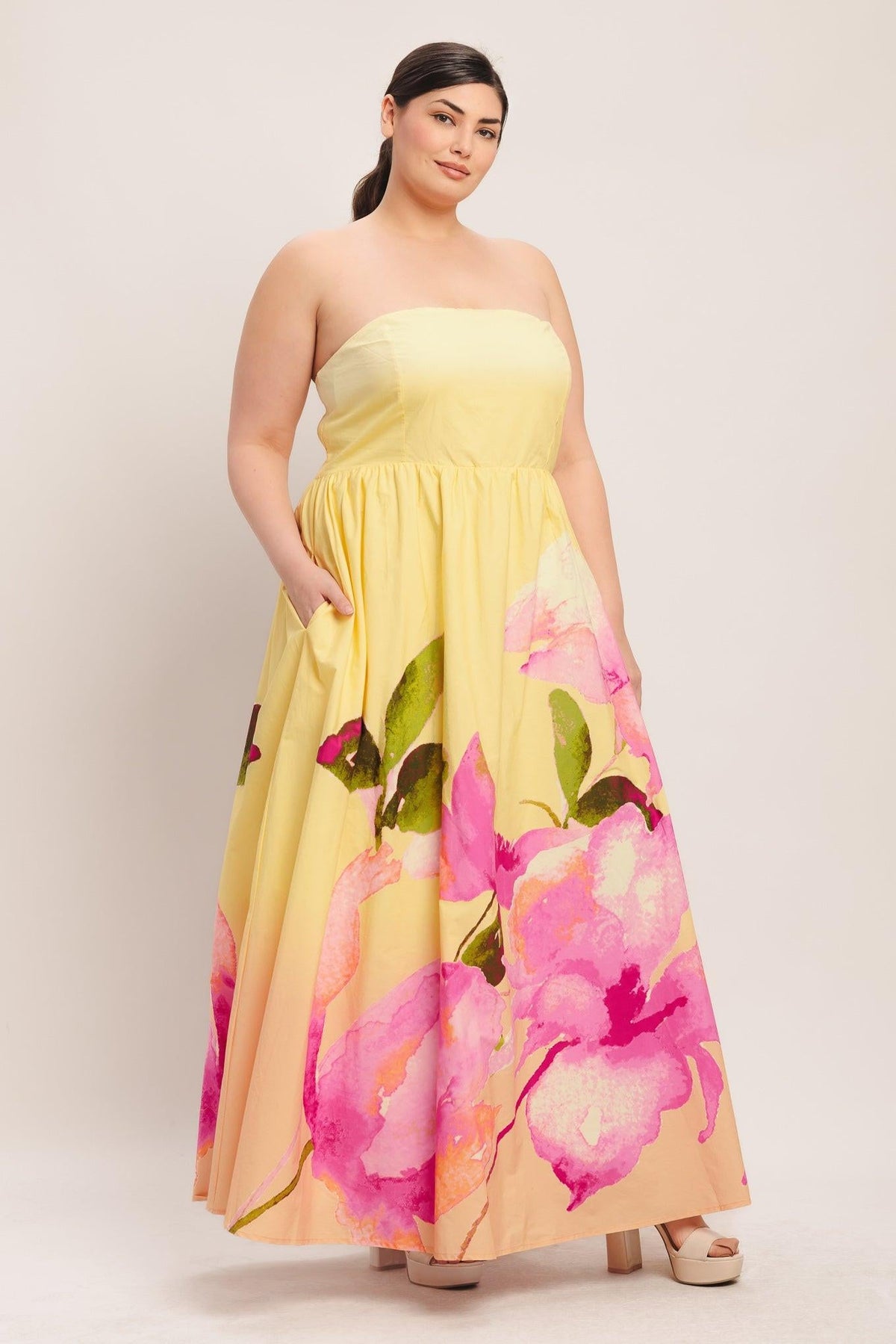DREAMY OMBRE WOVEN MAXI DRESS