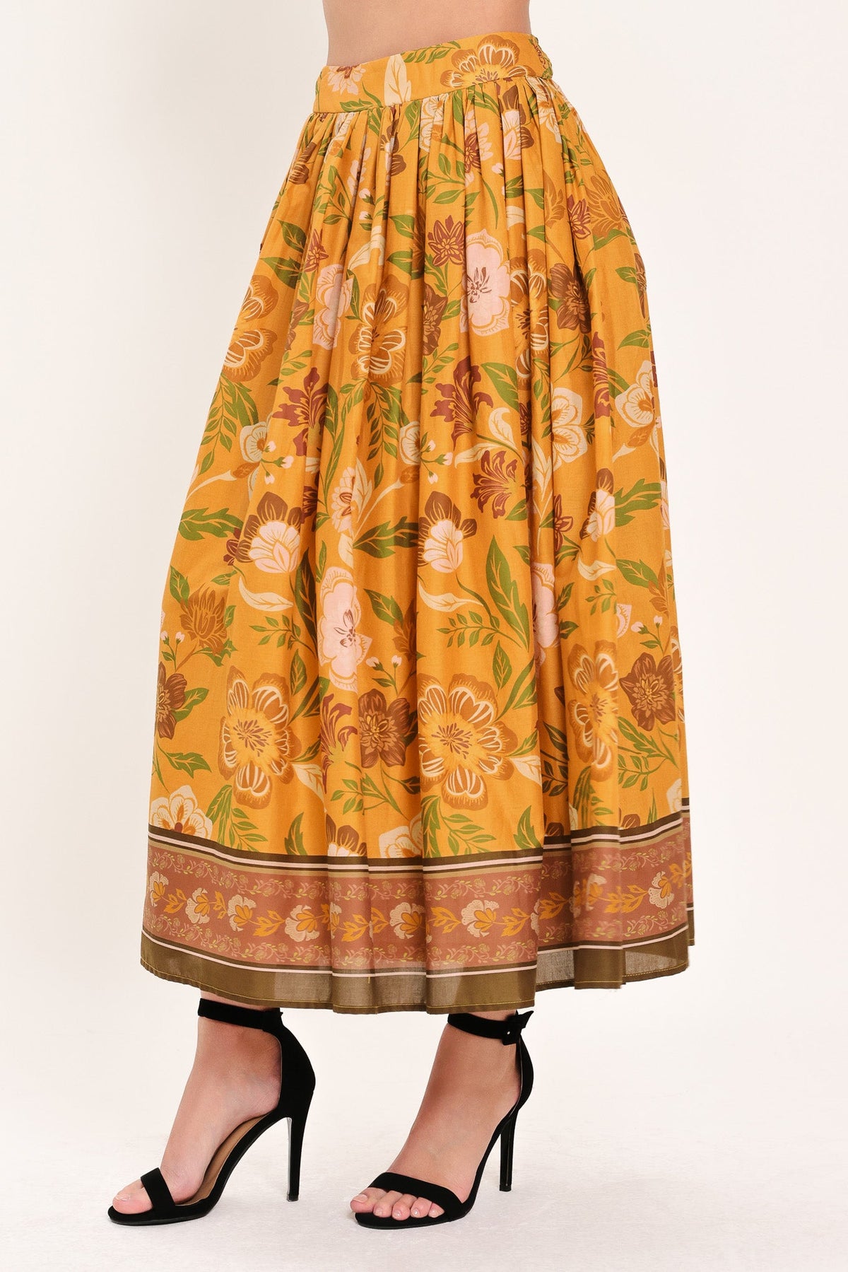 a woman wearing a skirt