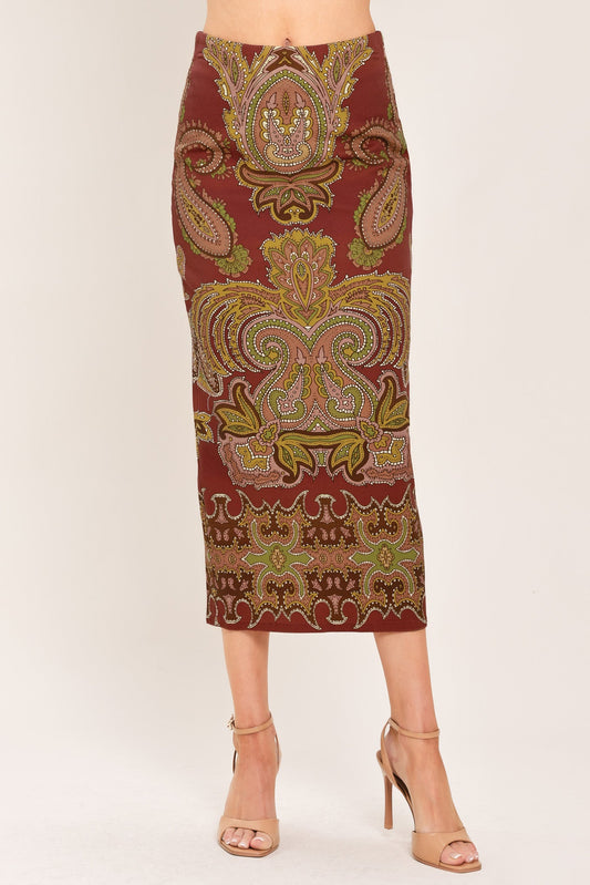 a woman wearing a skirt