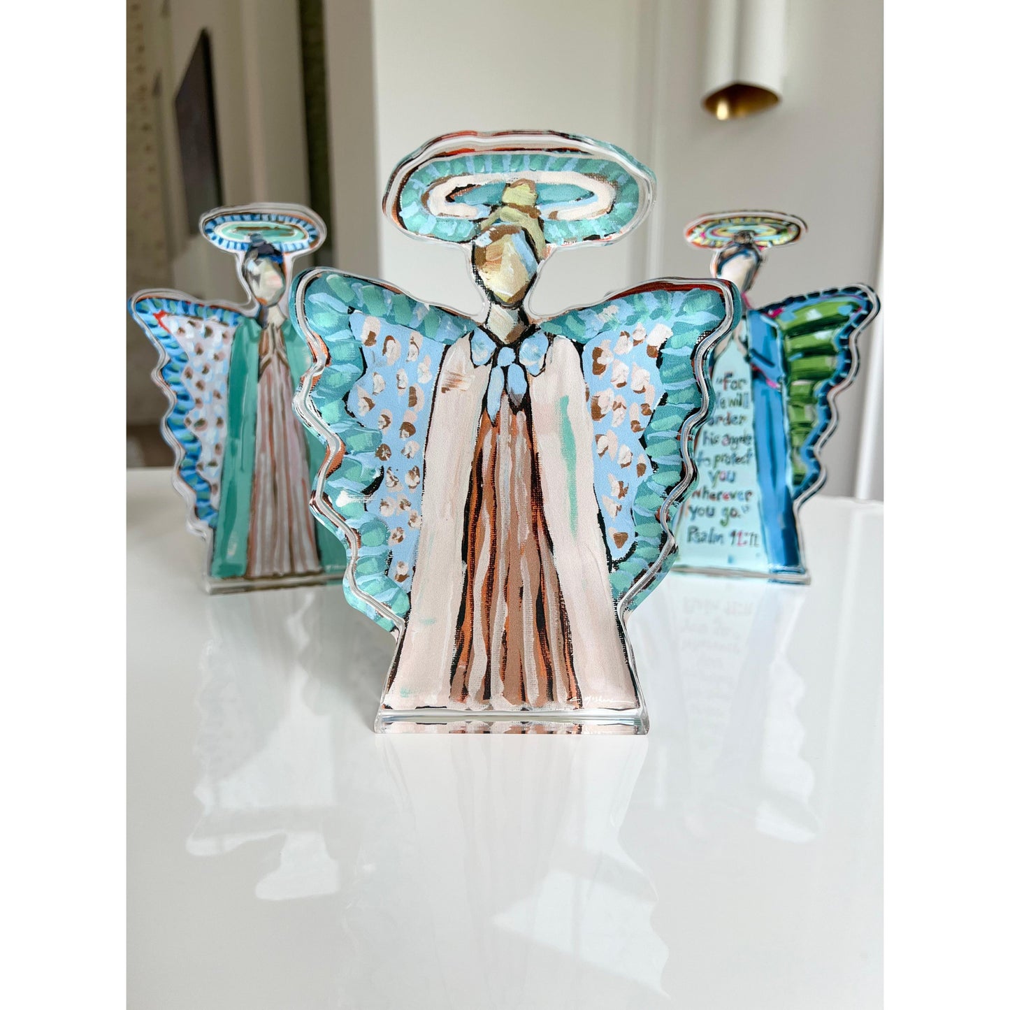 Heavenly Angel II Acrylic Tabletop Art