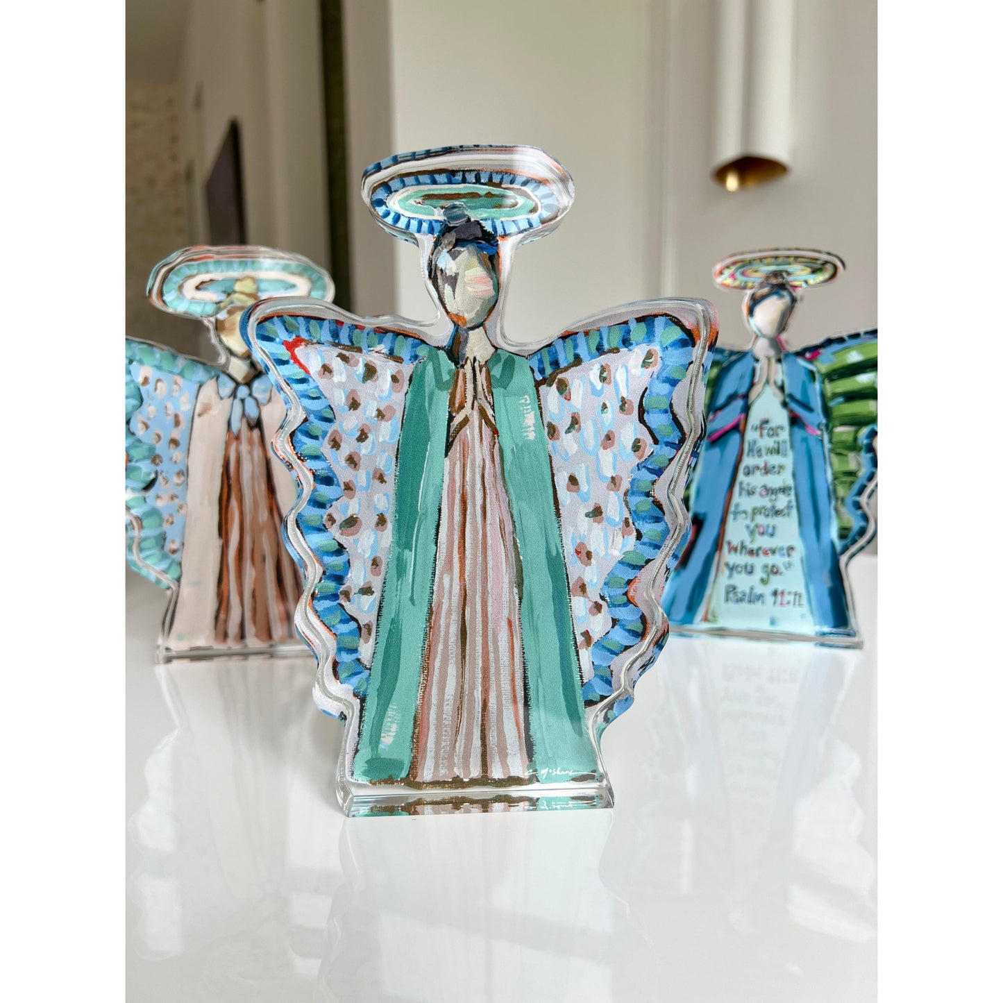 Heavenly Angel I Acrylic Tabletop Art
