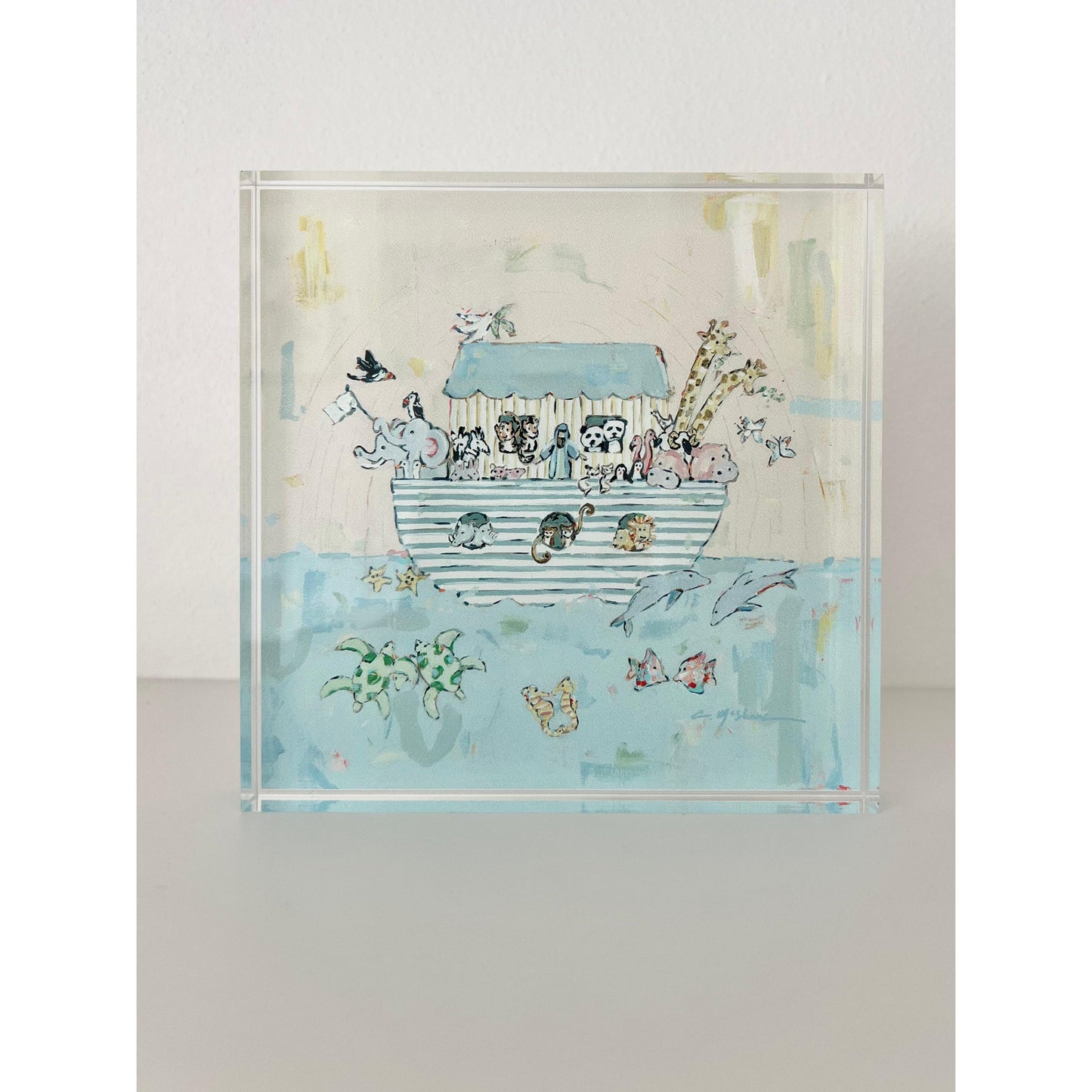 Noah's ark V Acrylic Tabletop Art