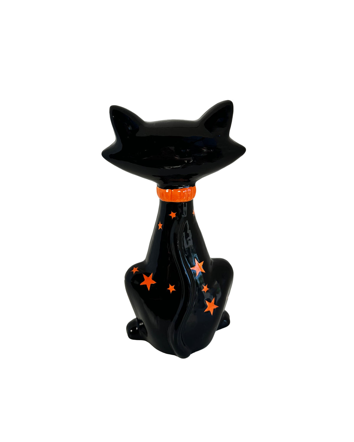 Mid Mod Ceramic Halloween Cat