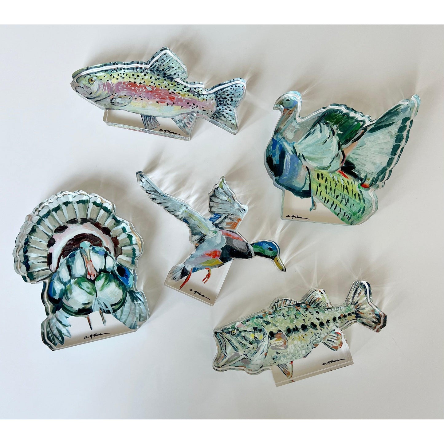 Take Flight Mallard Duck Acrylic Tabletop Art