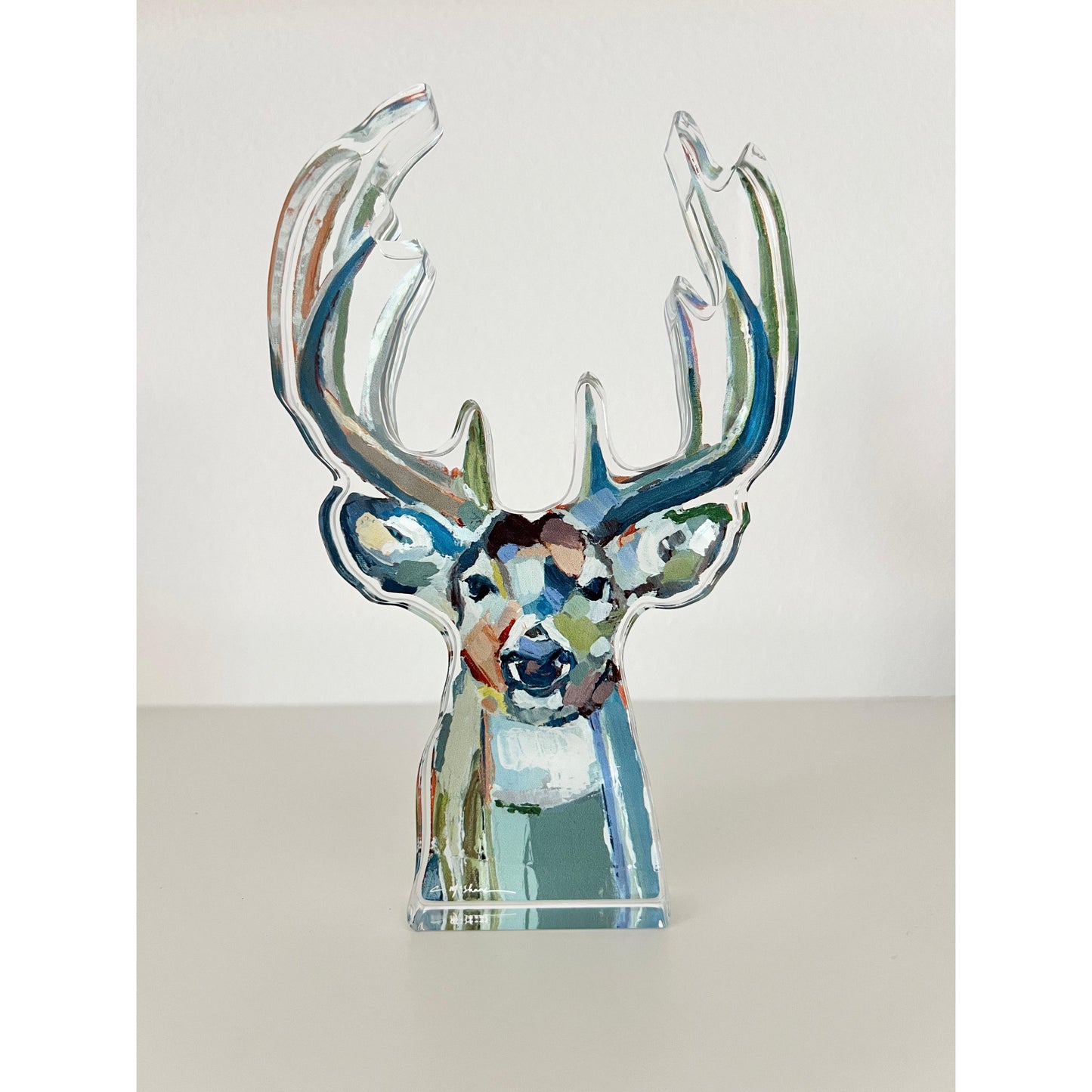 Bucky Deer Acrylic Tabletop Art