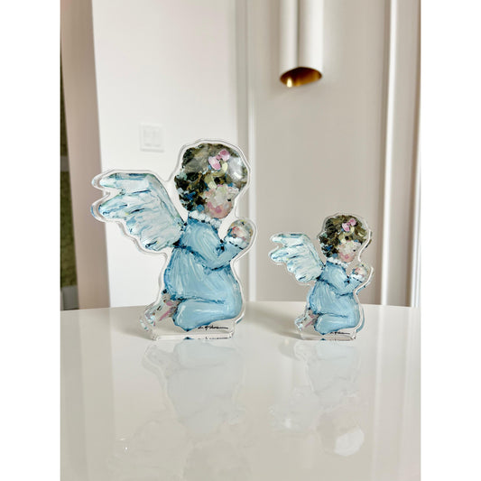 Tiny Wings IV Angel Acrylic Tabletop Art
