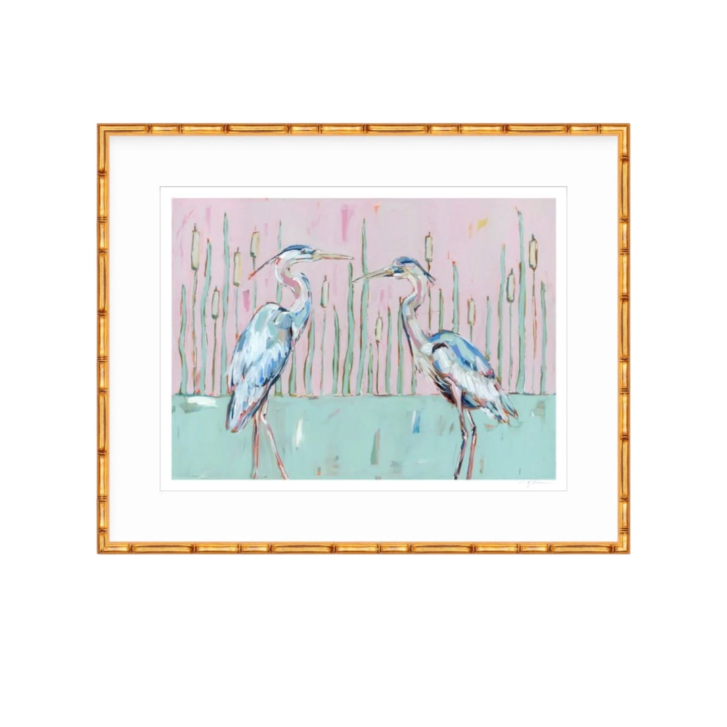 Follow Your Path Blue Herons Fine Art Print