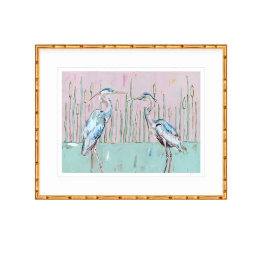 Follow Your Path Blue Herons Fine Art Print