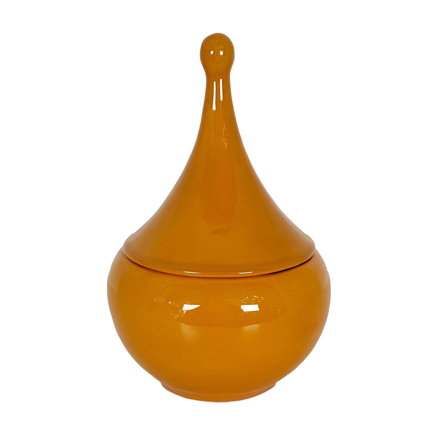 Teardrop Jars in Harvest Orange