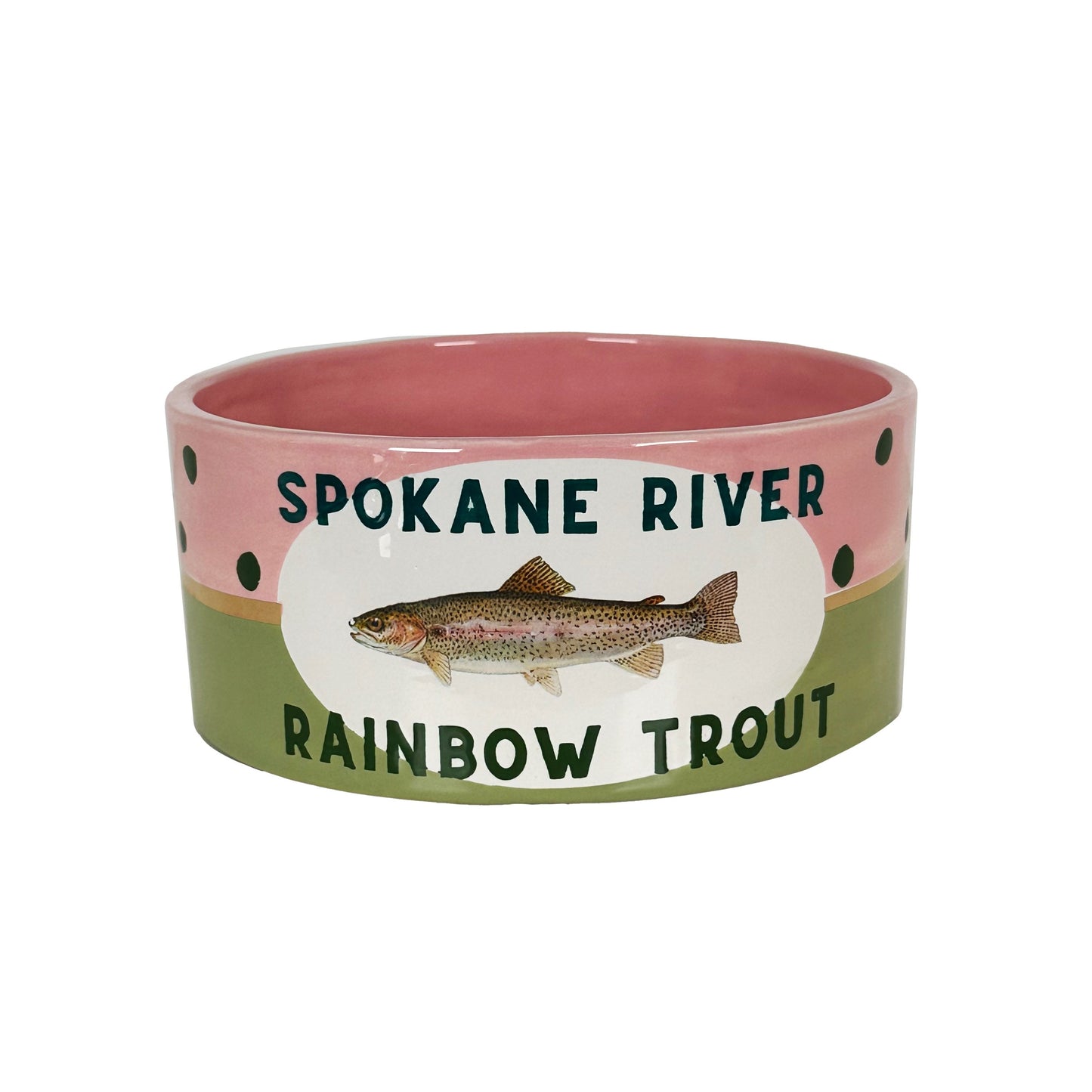 "Canned" Rainbow Trout Vase