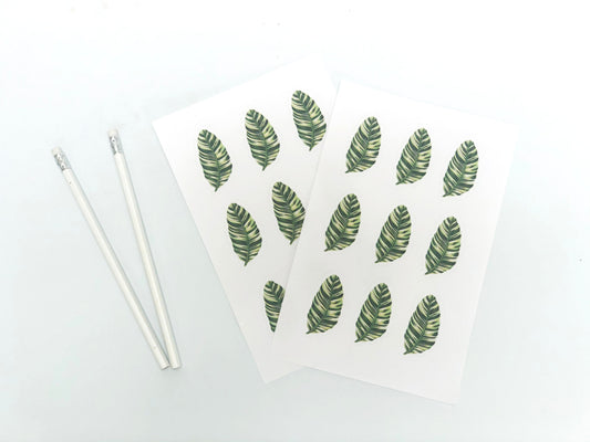 Banana Leaf Stickers