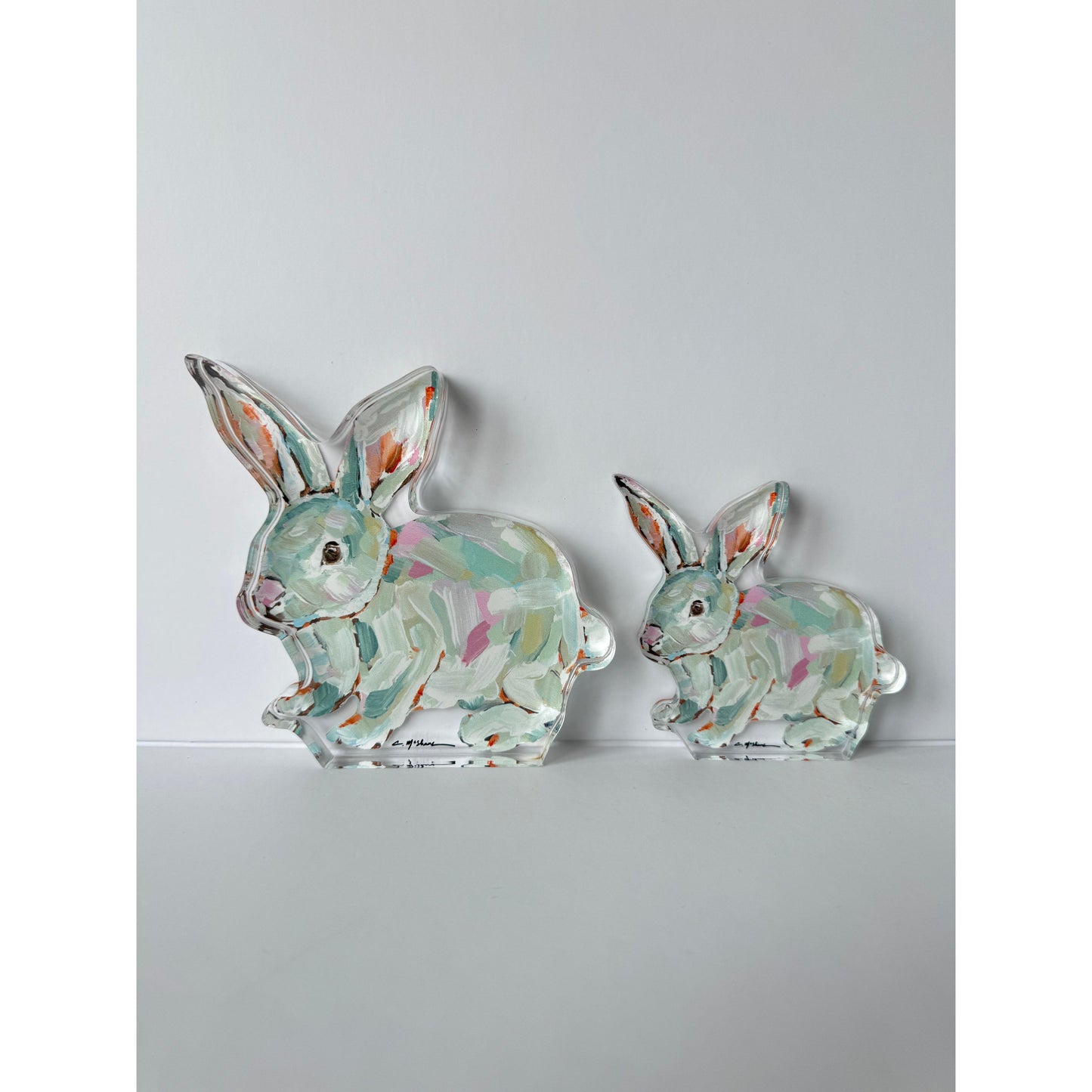 Bunny Hunny Acrylic Tabletop Art