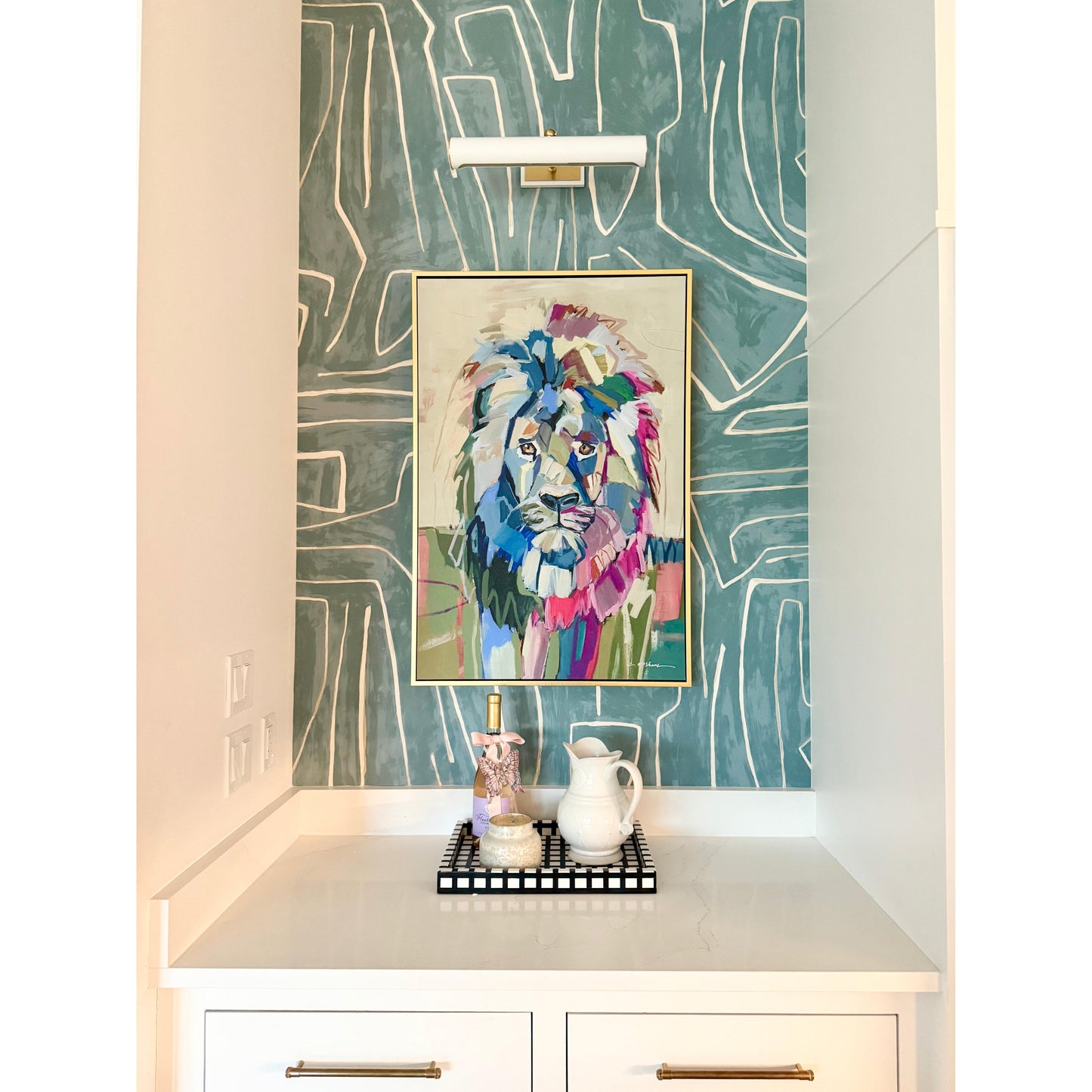 "The Noble Lion" on canvas