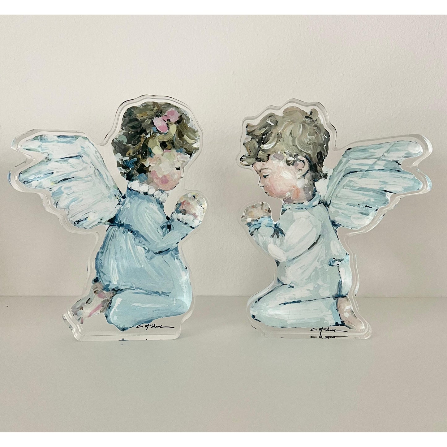 Tiny Wings IV Angel Acrylic Tabletop Art