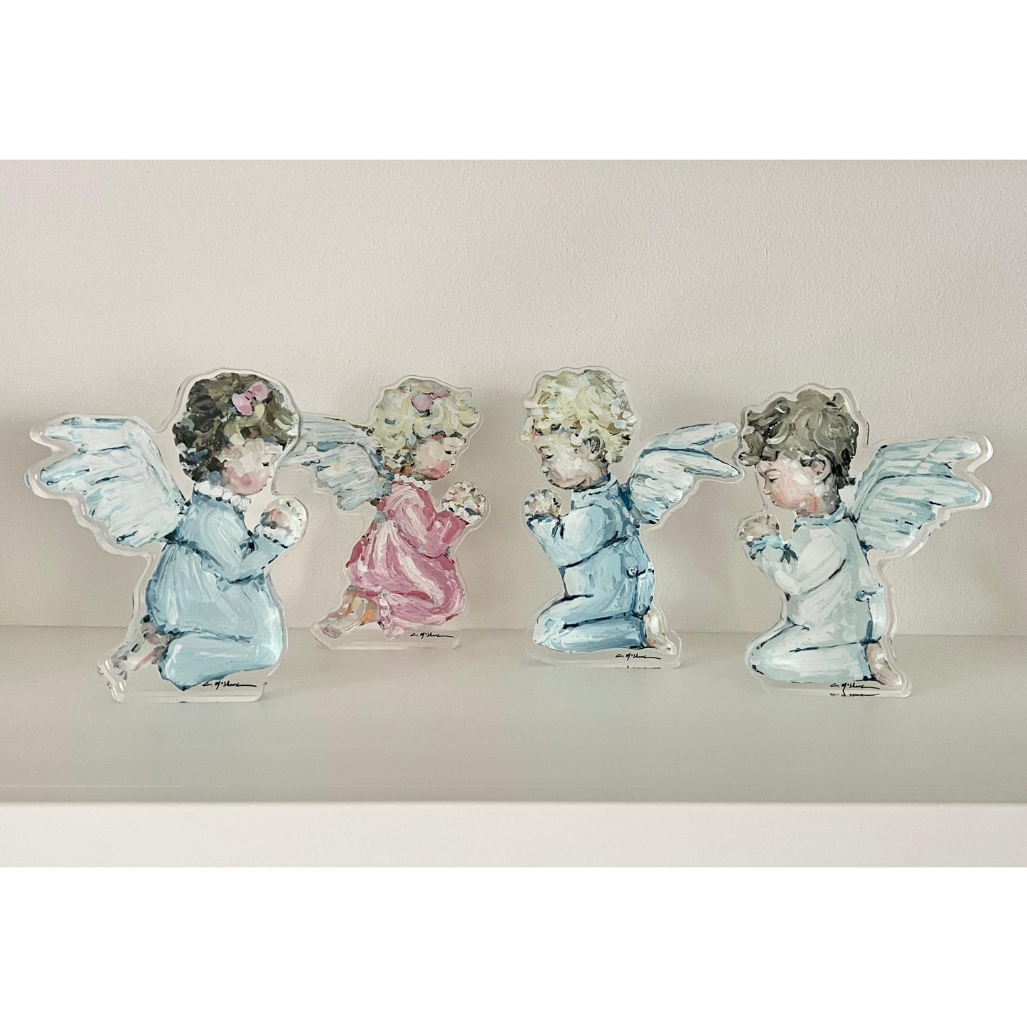 Tiny Wings IV Angel Acrylic Tabletop Art