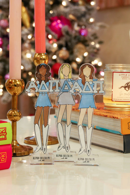 Alpha Delta Pi Acrylic Block Shelfie