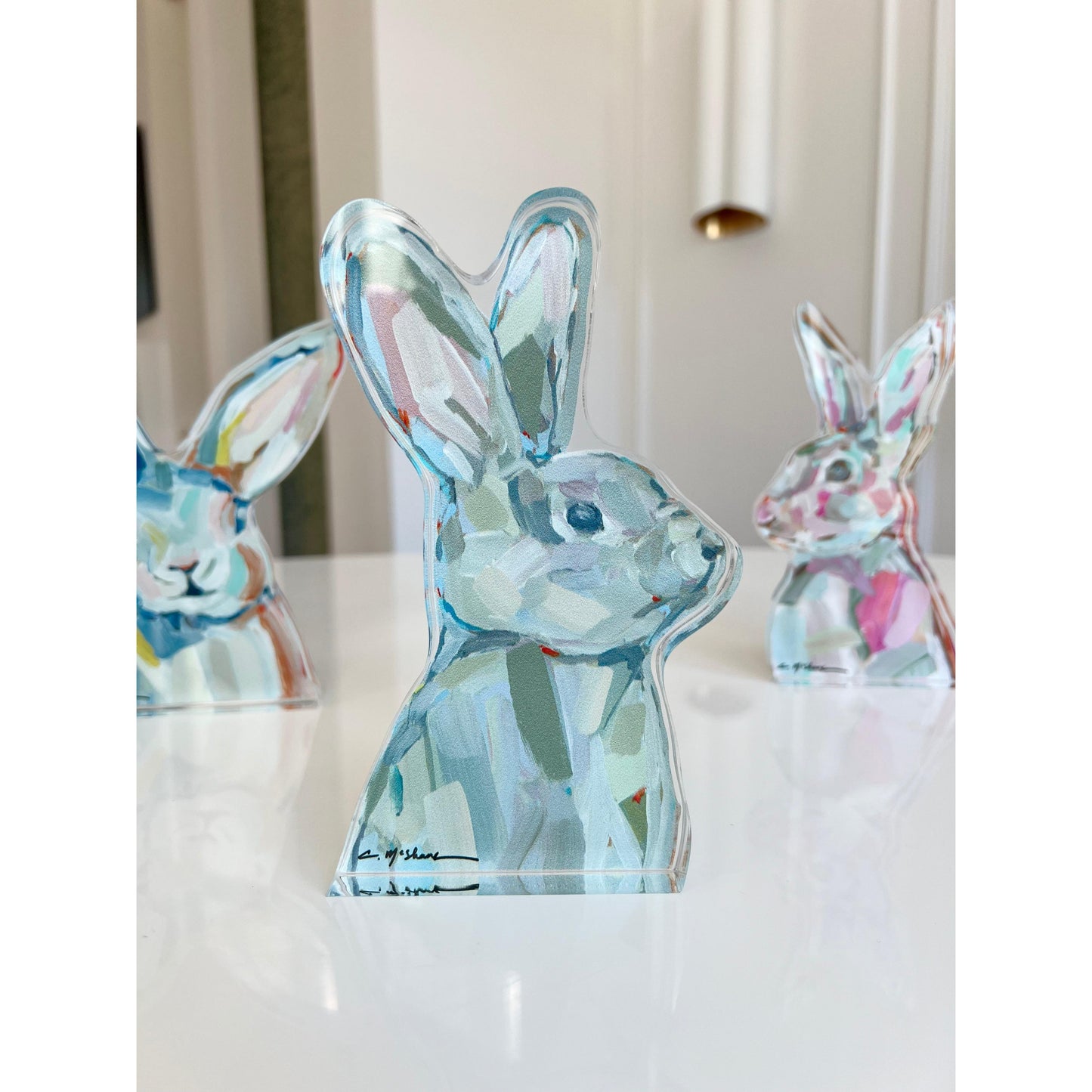 Bunny Love Acrylic Tabletop Art