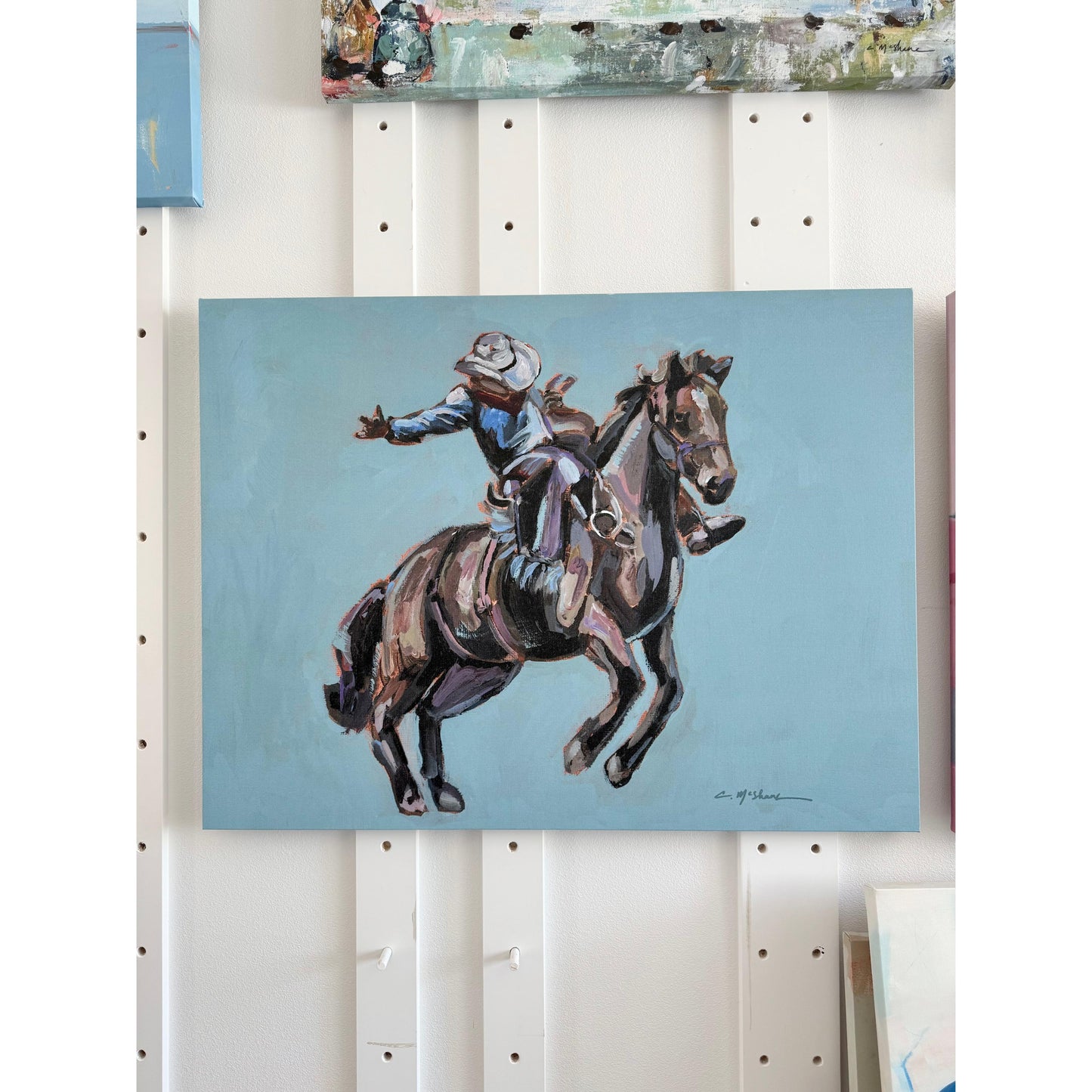 "Rodeo Cowboy" canvas print