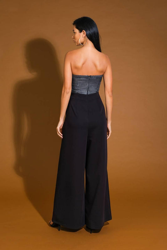 GLIMPSE OF GRACE WOVEN JUMPSUIT