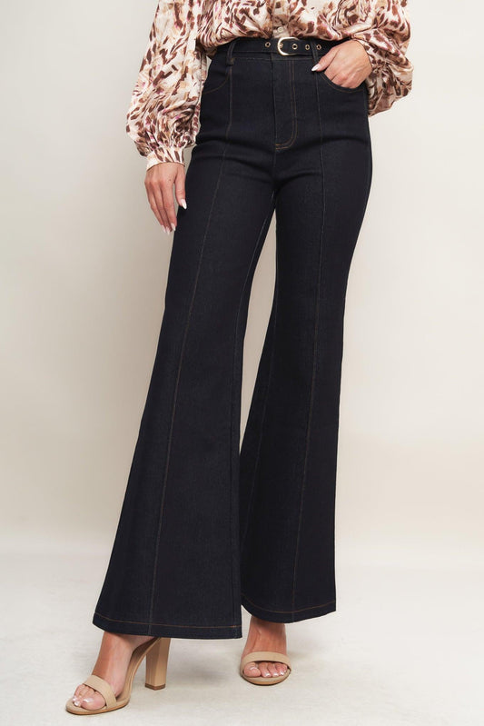 ICONIC FLARE DENIM PANTS