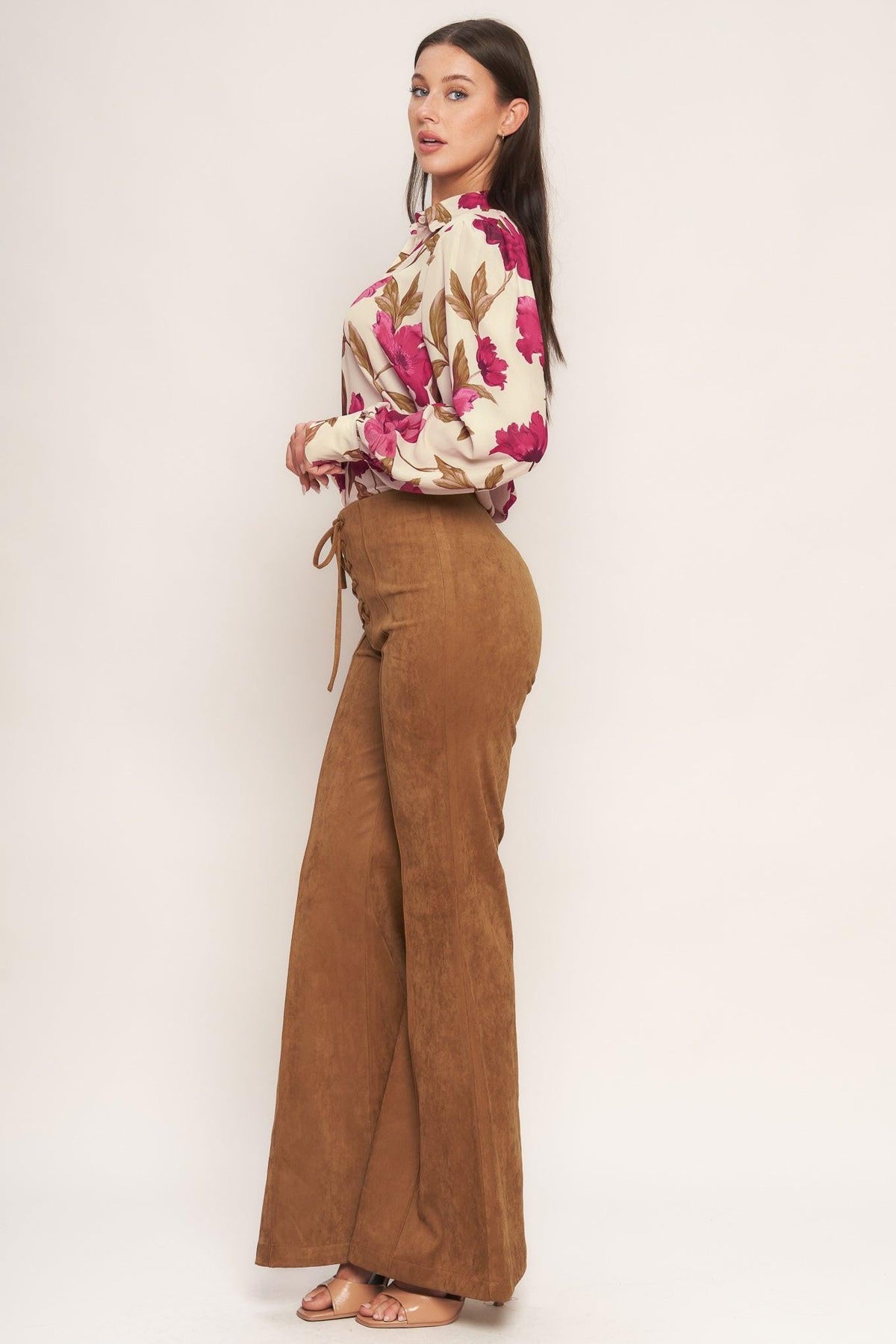 WILD HONEY FAUX SUEDE PANTS