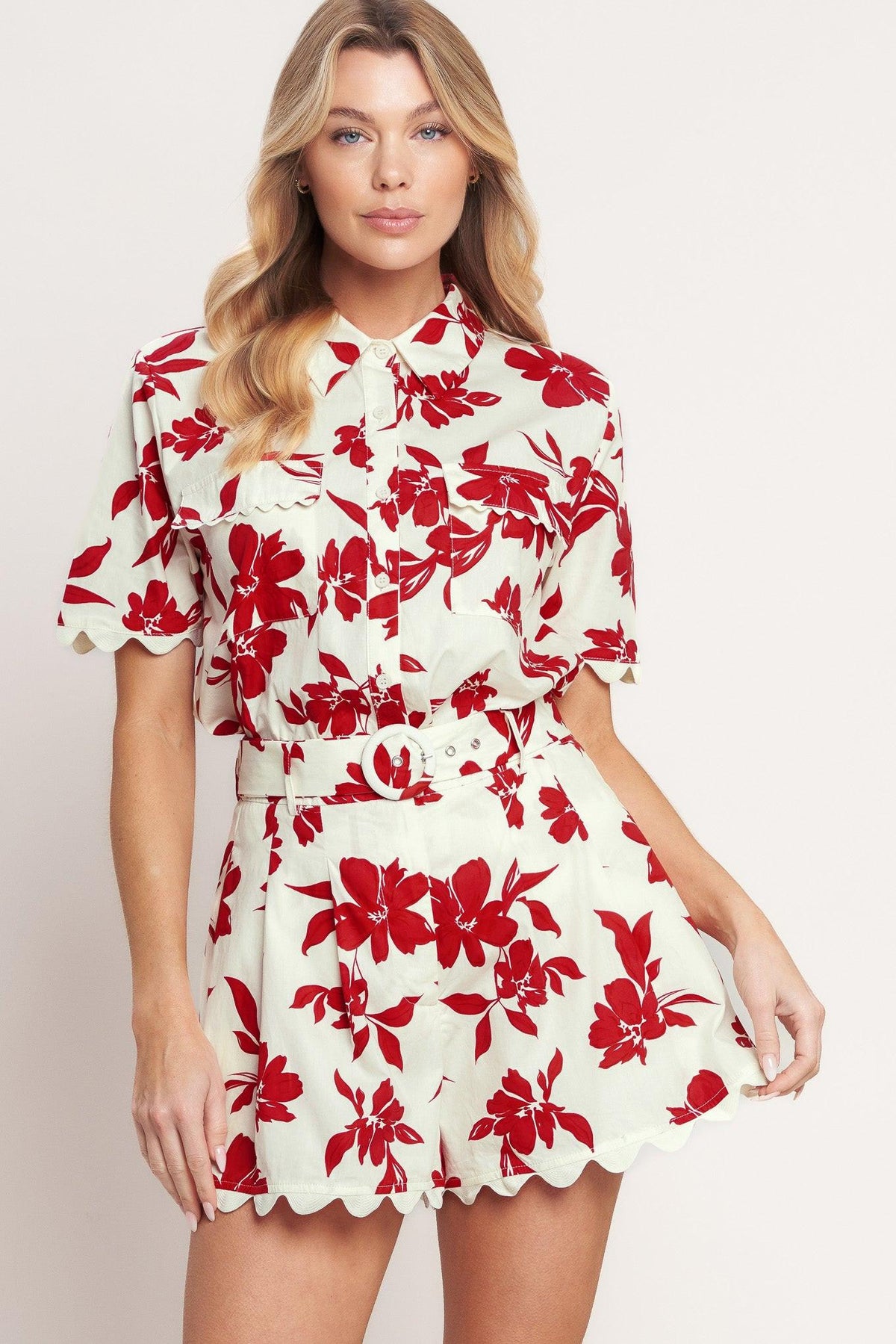 a woman in a dress