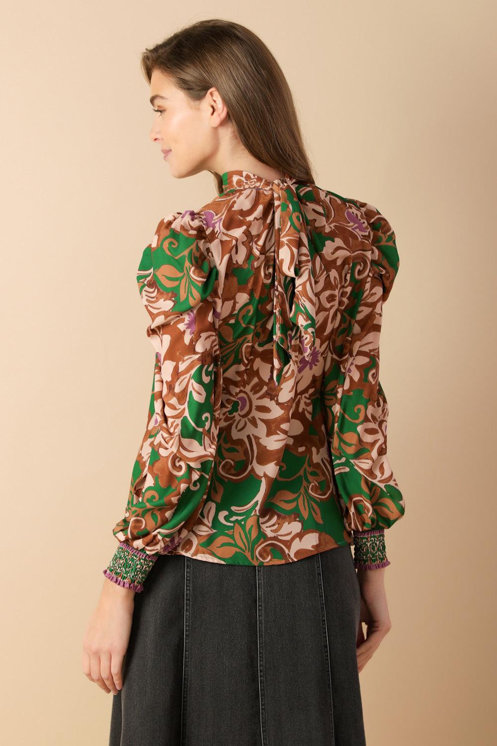 BREWED BLISS WOVEN TOP