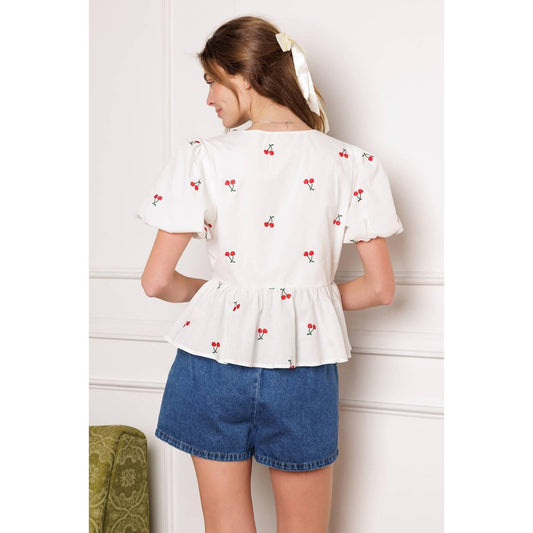 CLOSER THAN EVER WOVEN TOP