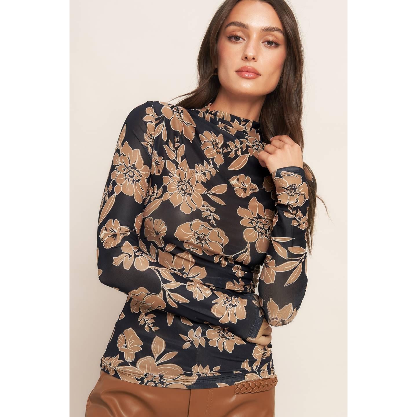 CITY NIGHT OUT POWER MESH TOP