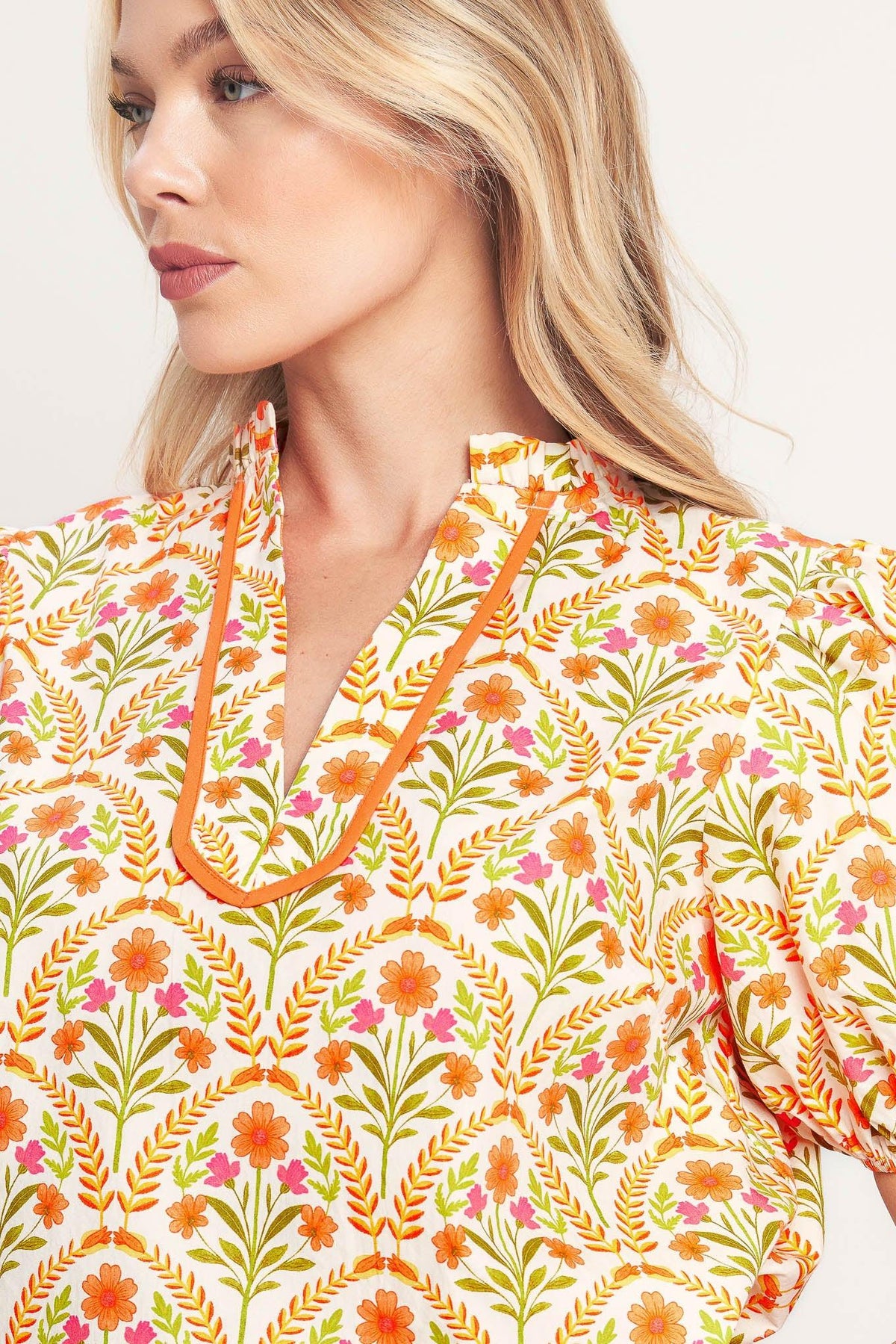JUST ADD SUNSHINE WOVEN TOP