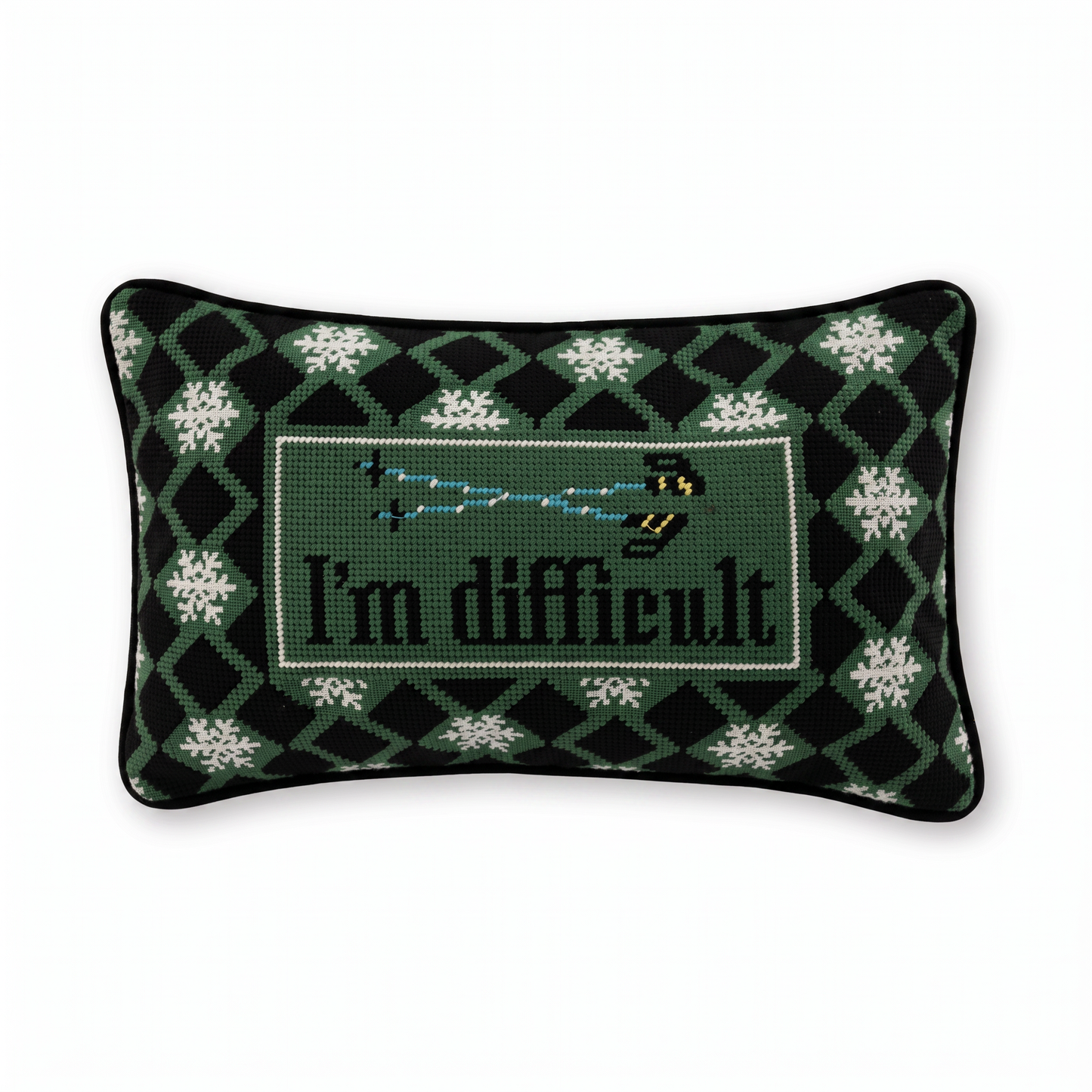 I'm Difficult Needlepoint Pillow