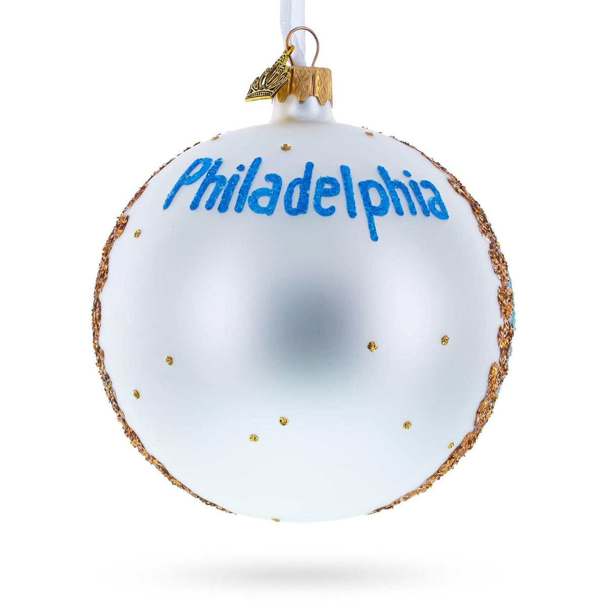 Independence Hall, Philadelphia, Pennsylvania Glass Ball Christmas Ornament