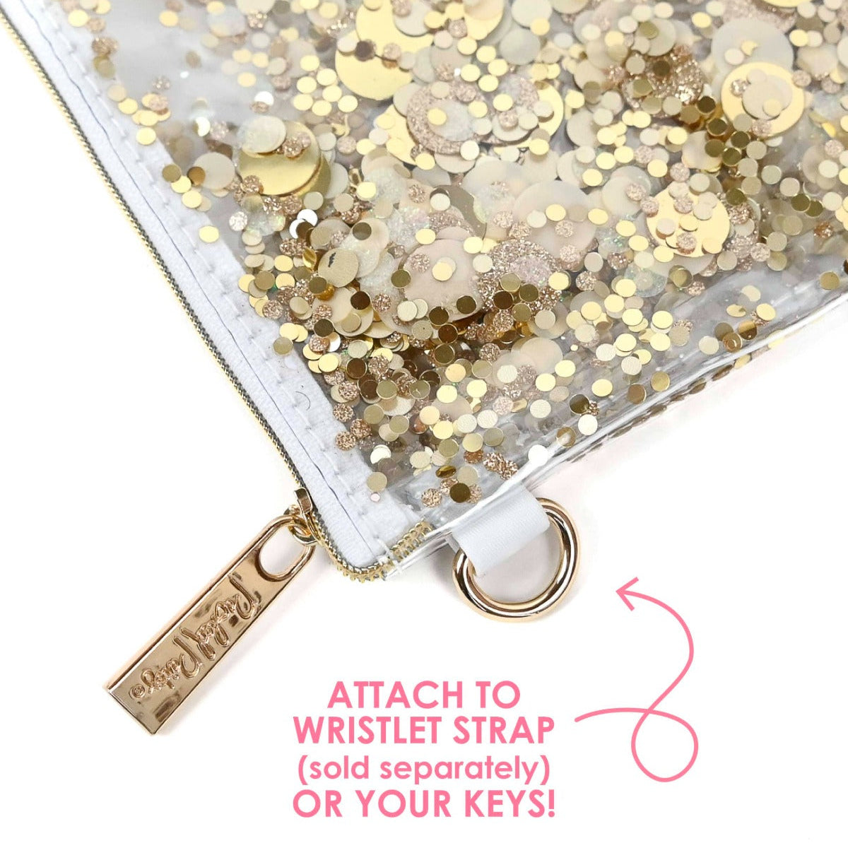 Good As Gold Confetti Everything Pouch