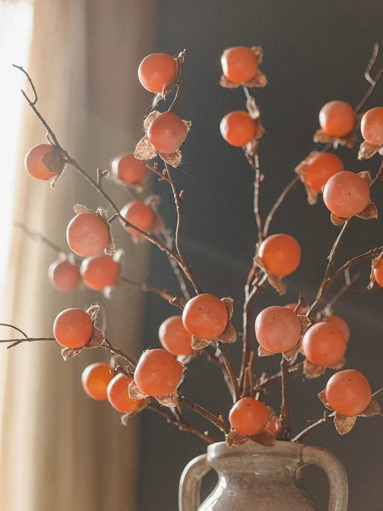 Autumn Persimmon Branch – 34.6"