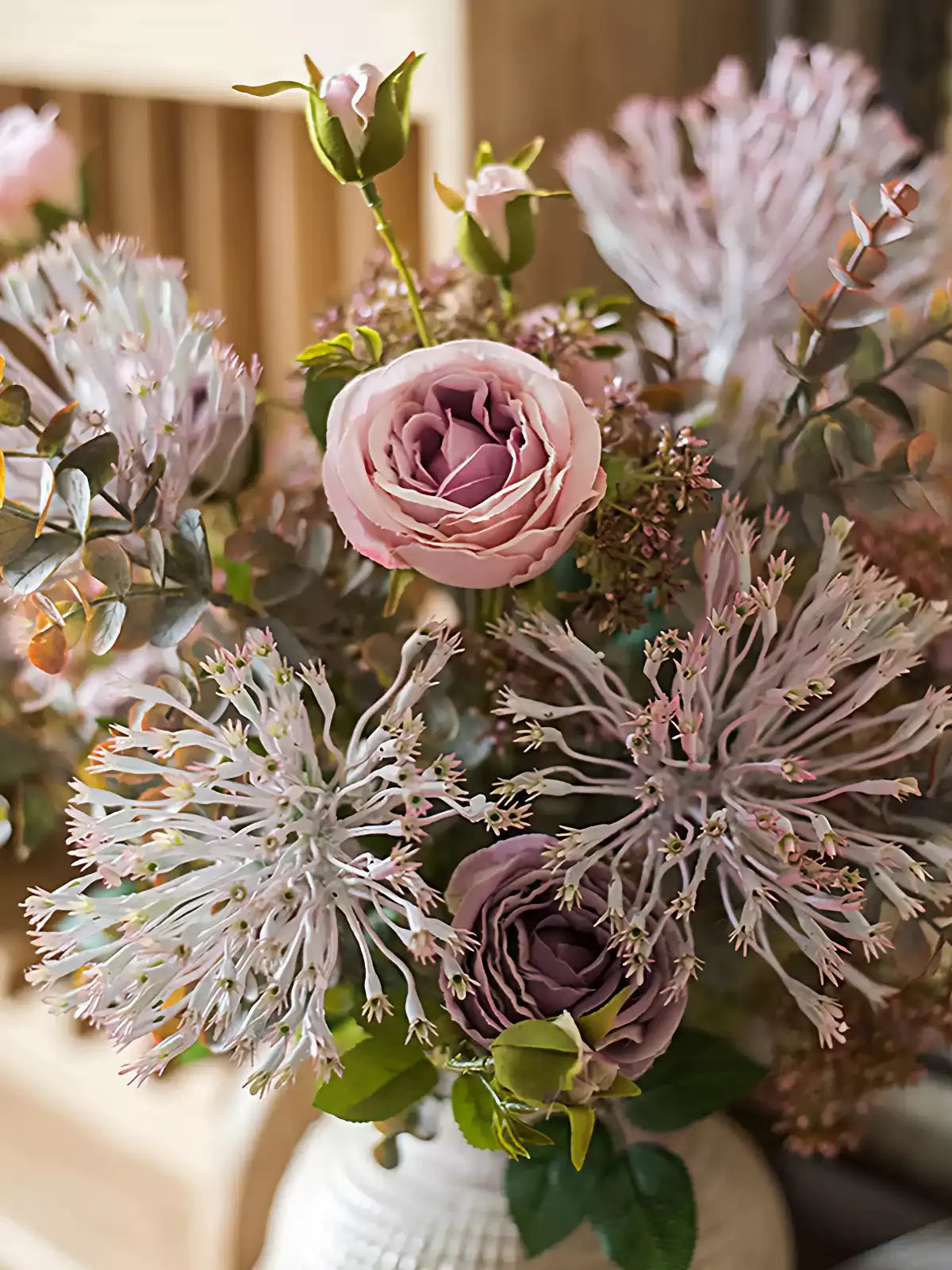 Rustic Lavender Bloom Bouquet – 18.9" Tall