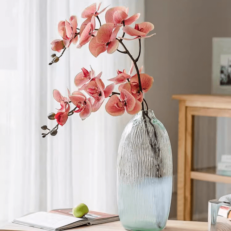 Artificial Butterfly Orchid Stem in Pink 27.5" Tall
