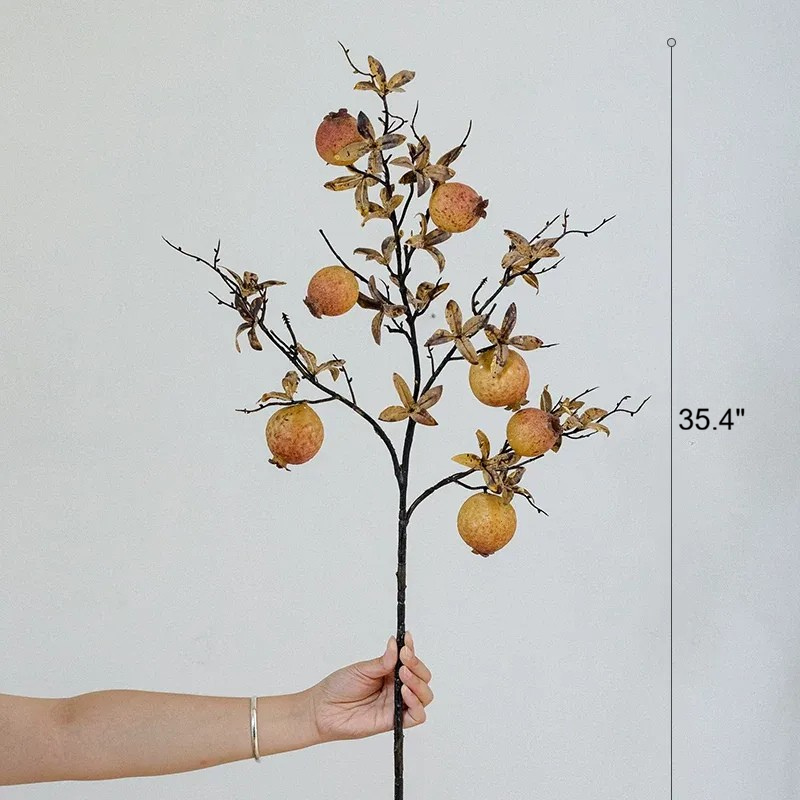 Rustic Pomegranate Stem – 35"