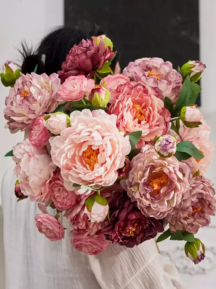Vintage Peony Stem – 26"