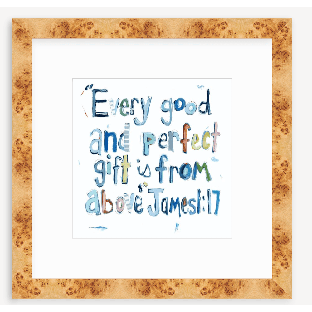 James 1:17 Bible Verse Fine Art Print