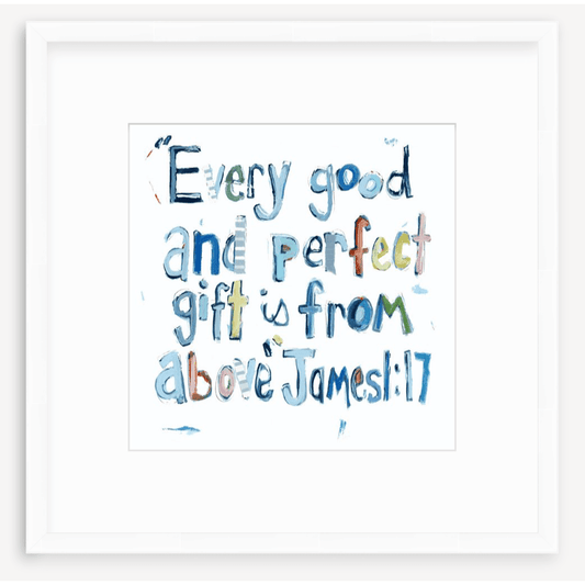 James 1:17 Bible Verse Fine Art Print