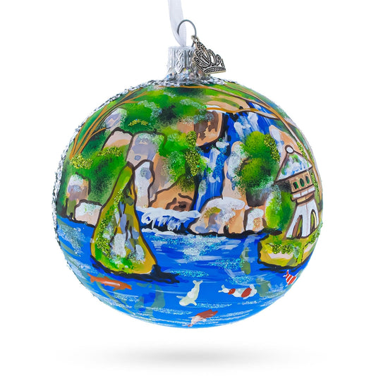 Japanese Garden, Portland, Oregon Glass Ball Christmas Ornament
