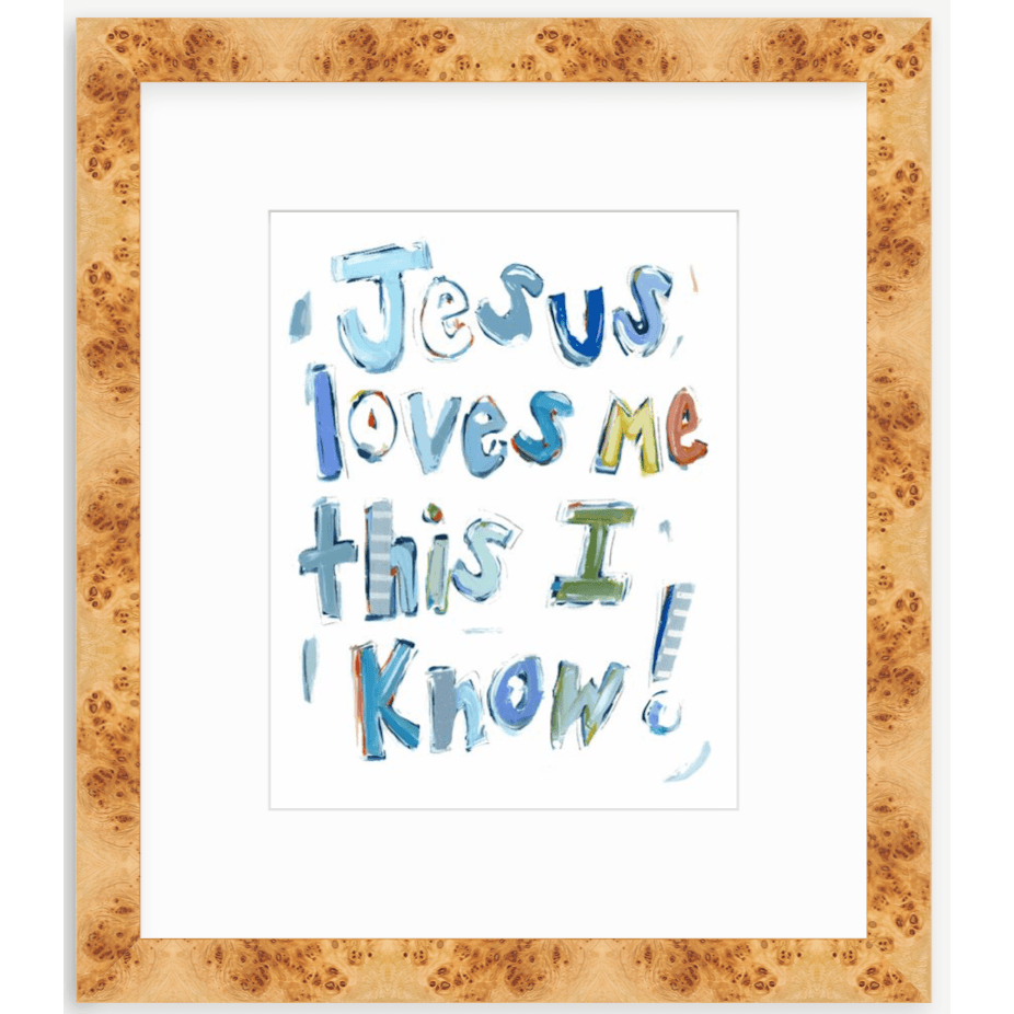 Jesus Loves Me Fine Art Print
