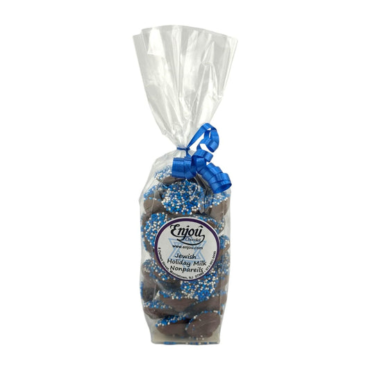 a bag of chocolate covered cookies