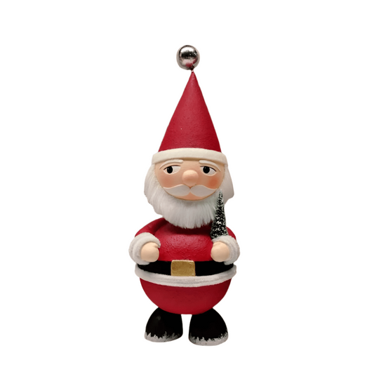 a small figurine of a santa claus