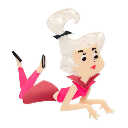 a cartoon figure of a woman